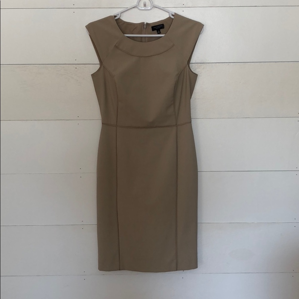 Tan Business Dress